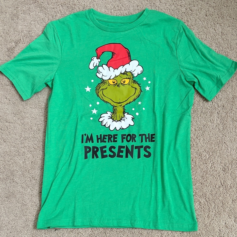 Girls Green Grinch Tee